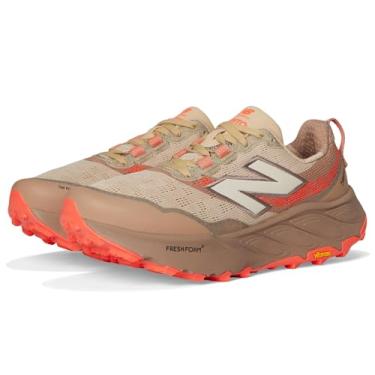 Imagem de New Balance Tênis de corrida feminino Fresh Foam X Hierro V9 Trail, Desert Clay/Flat Taupe/Urgent Red, 6 Wide