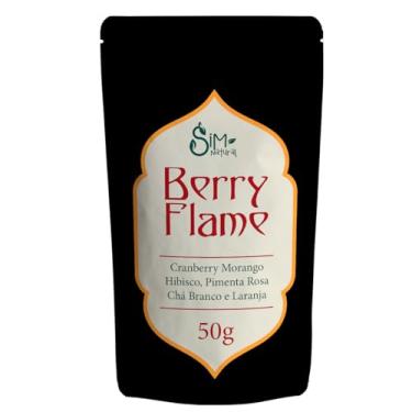 Imagem de Chá Berry Flame Belnd Chá Com Frutas Vermelhas Cítrico 50g