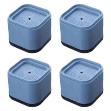 Imagem de Fxzqgnh 4 X Elevadores de Móveis, Tapetes para Geladeira, Elevadores Antiderrapantes para Mesa/Cama, Almofadas Elevatórias para Sofá/Cadeiras, Pés para Estrut, 5,5 cm de altura