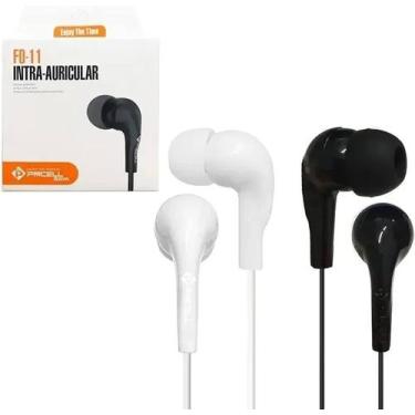 Imagem de Fone de ouvido Intra Auricular com Microfone Slim FO-11 - PMCELL, Pret