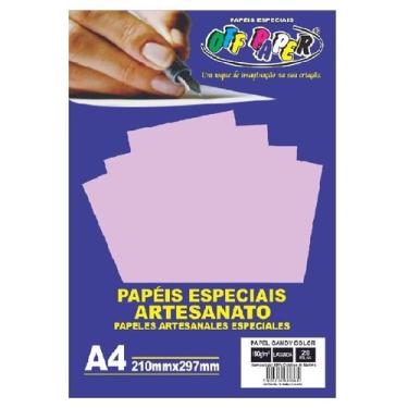 Imagem de Papel Candy Color 180g 20 Folhas Lavanda - OFF PAPER