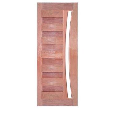 Imagem de Porta de Entrada Maciça Pivotante Espanhola para Vidro Arco - Madeira,