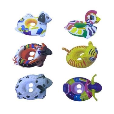 Imagem de Boia Bote Desenhos Mesclados Inflável Infantil - CRB