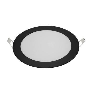 Imagem de Painel Plafon Redondo Preto Led 18W Bivolt 4100K Blumenau