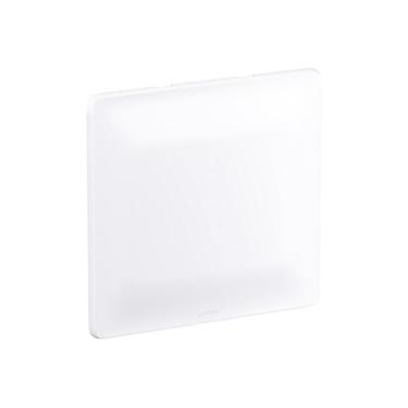 Imagem de Placa 4x4 Cega Com Suporte Branco 680173 Pial Zeffia - Pial Legrand