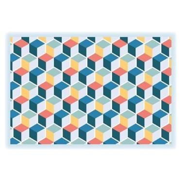 Imagem de Quadro Decorativo com Estampa Paving Collection Street Pavements Brick 50 x 50 Papel 1 unidade