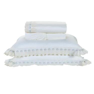 Imagem de Roupa De Cama Venetto Queen 04 Peças 400 Fios 100% Algodão - Zilu Enxo