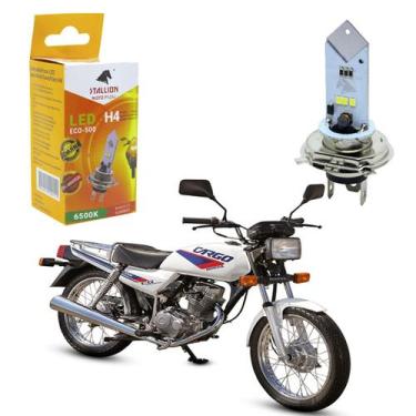 Imagem de Lampada H4 Led Eco 6500K Moto Honda Cg Cargo 1998 1999 2000 2001 2002 