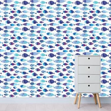 Imagem de Papel de Parede Adesivo - Peixes - Animais - Oceano - 315pps - Allodi
