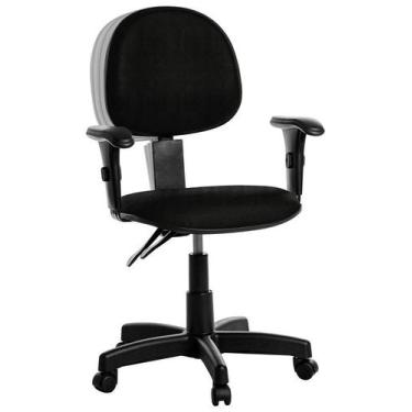 Imagem de Cadeira Executiva Ergonômica Rcp Preto - Altura Regulável - Goldflex