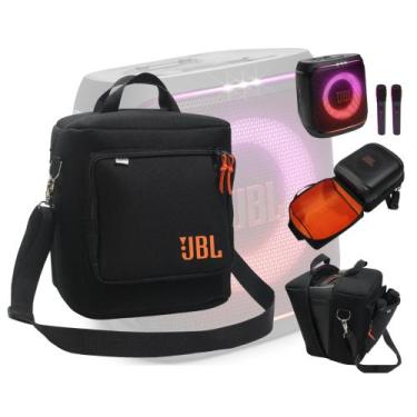 Imagem de Case Bolsa Capa Bag Compatível C/ Partybox Encore 2 - Com Bolso P/ Mic