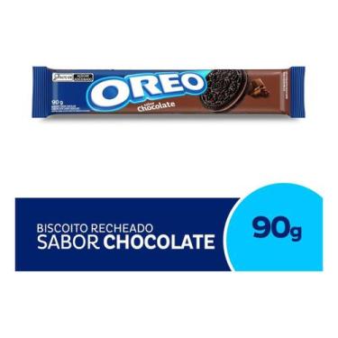 Imagem de Kit c/ 2 Biscoito recheado Oreo chocolate 90g