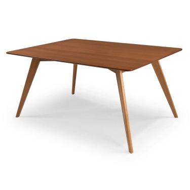 Imagem de Mesa de Jantar 160cm X 77cm 6 Lugares Uno Castanho