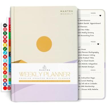 Imagem de Agenda 2024 – 14,7 cm x 21 cm – Planejador diário, semanal e mensal – planejador de objetivos, diário de gratidão, autocuidado e planejador de vida com lista de tarefas, rastreador de hábitos,