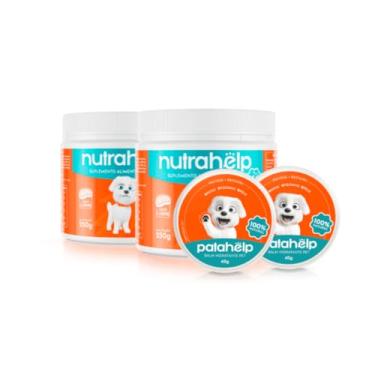 Imagem de Kit 2 Pomada Balm Hidratante Pet Patahelp + 2 NutraHelp