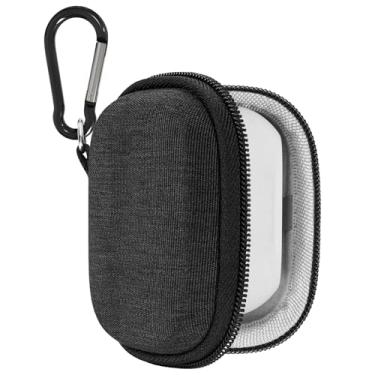 Imagem de Geekria Capa protetora compatível com Sony LinkBuds Open, Fit, WF-1000XM5, WF-1000XM4 True Wireless Earbud, bolsa de transporte de viagem rígida de substituição com clipe mosquetão