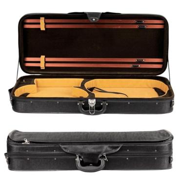 Imagem de Estojo Orquezz De Madeira Duplo Para Violino E Viola 42Cm