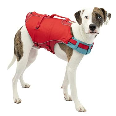Imagem de Kurgo Colete salva-vidas para cães Surf n' Turf – Colete salva-vidas para natação e passeios de barco – Colete salva-vidas para cães com alça de resgate e detalhes refletivos – Lavável na máquina