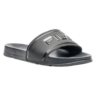 Imagem de Chinelo Fila Drifter Stripes Preto e Cinza