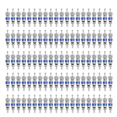 Imagem de SIDMILE Kit de núcleo de válvula HVAC Schrader para refrigerante R410 R32 R22, núcleo de válvula de alta pressão com vedação de teflon, substituição para sistemas de refrigeração e CA