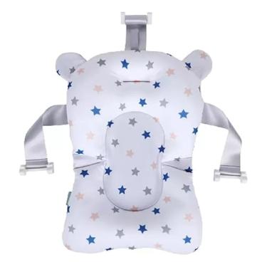 Imagem de Almofada Flutuador Recem Nascido Bebê Banho Banheira (Branco)