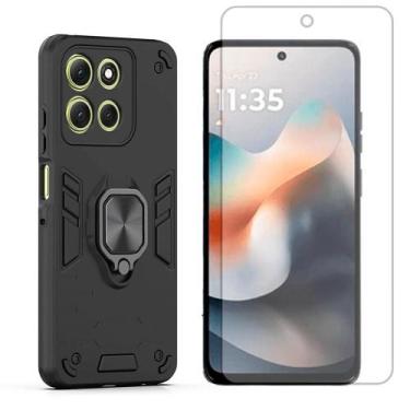 Imagem de Capa Anel Armor Para Motorola Moto G56 + Pelicula Hidrogel - GR Global