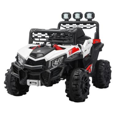 Imagem de Quadriciclo Elétrico Infantil Frente/Ré Sport Maxi Toys -, Branco