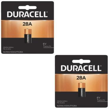 Imagem de Substituição da bateria Duracell 28A 6V para 4LR44, A544, PX28A