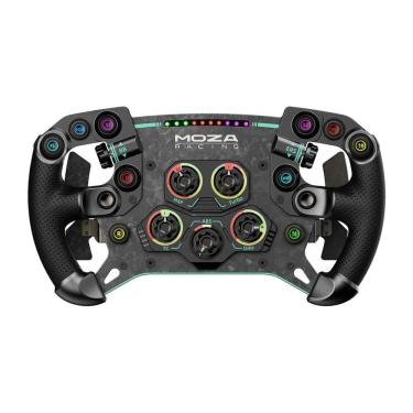 Imagem de Volante Gamer Simulador Moza GS V2 Steering Wheel Microfiber