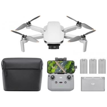 Imagem de Combo DJI Mini 4K Fly More, Drone com Câmera 4K UHD para Adultos, Autonomia de Voo de até 93 Min, Transmissão de Vídeo 10km e Recursos