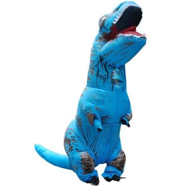 Imagem de Traje de dinossauro inflável MENGKAO Halloween Adult Trex