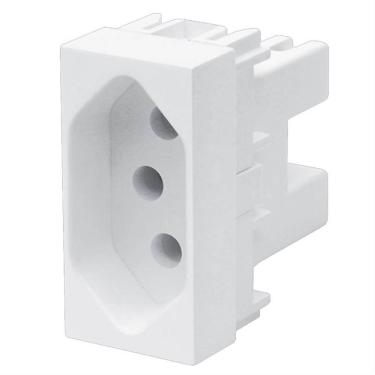 Imagem de Tomada 2p+t 10a 250 Volts Elegance - 2238 - Fame Tomada 2p+t 10a-250v Elegance Fame 092.2238.3