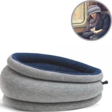 Imagem de Almofada de Descanso Multiuso Unissex para Viagem Pescoço Ortho Pauher