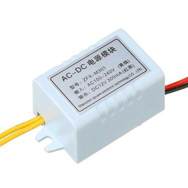 Imagem de Mini Fonte de Alimentação 12V 300mA ZFX-M301 para Automação NFe - OEM