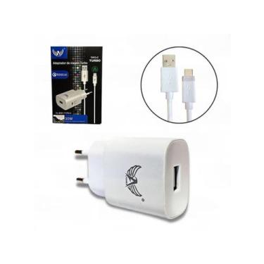 Imagem de Carregador Turbo 30W USB Tipo C - C/ Cabo Cor Branco - Altomex