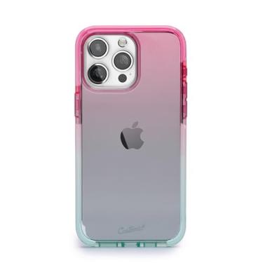 Imagem de Customic Capinha Case Capa para Celular iPhone 15 Pro Max (6.7”), Impactor Flex Antibactéria Anti Impacto Proteção Militar 2 metros contra quedas, Rosa e Verde
