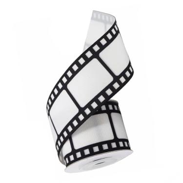 Imagem de FashionCha Fita de Filme, Fita para Embrulho de Presente, Acessórios para Festas, Multiuso, 5 Metros, Decorativa para Festas, Costura, Artesanato, Decoração, 3.8 Cm