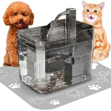 Imagem de Bebedouro Para Gatos Fonte de Água Automática Pet, Bebedouro para Gatos, Alerta de Falta d'Água Com Desligamento Automático