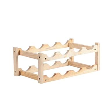 Imagem de Ganchos de pesca rack de vinho multicamadas organizador de prateleira de copo de vinho tinto suporte de armazenamento de vinho multiuso para sala de estar armário de cozinha loja janela ganchos de