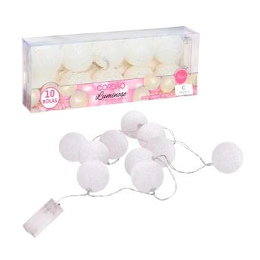 Imagem de Cordão Luminoso de Bolinhas com Led Branco