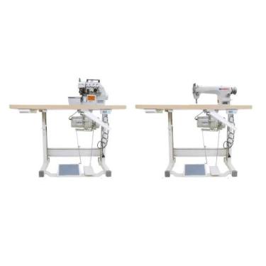 Imagem de KIT Máquinas de Costura Industriais Reta +Overlock Ponto - gemsy