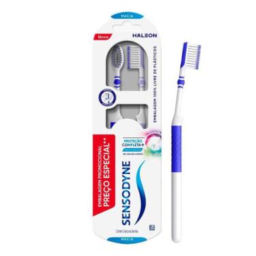 Imagem de Escova Dental Sensodyne Proteção Completa Macia 2 Unidades