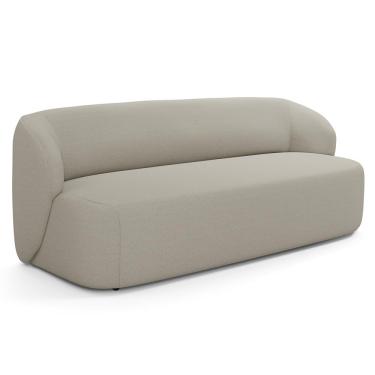 Imagem de Sofá 2 Lugares Orgânico Para Sala de Estar Living 170cm Heidy F04 Linho Bege - Lyam Decor