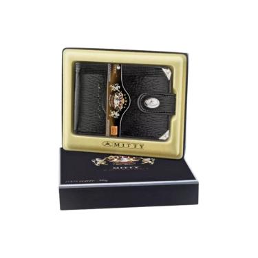 Imagem de Carteira Mitty Em Couro Preto - M1F