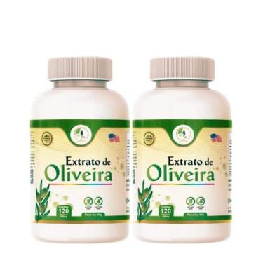 Imagem de KIT 2 Un. Suplemento Extrato de Oliveira 120 Cápsulas 500mg Fits Life
