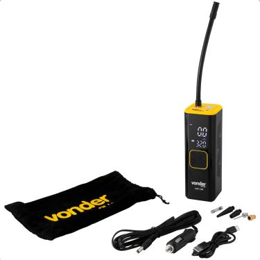 Imagem de Compressor Automotivo 12V e Bateria Portatil CAV 128 Vonder