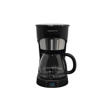 Imagem de Cafeteira Programável Aroma Preta 1,5L 800W 220V Agratto