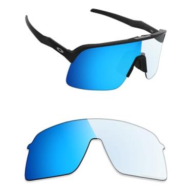 Imagem de Alphax Lentes de reposição adaptáveis fotocromáticas espelhadas não polarizadas para óculos de sol Oakley Sutro Lite OO9463