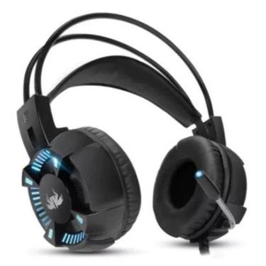 Imagem de Fone de Ouvido Gamer Super Bass Over-ear Luz Led Knup 464-Unissex