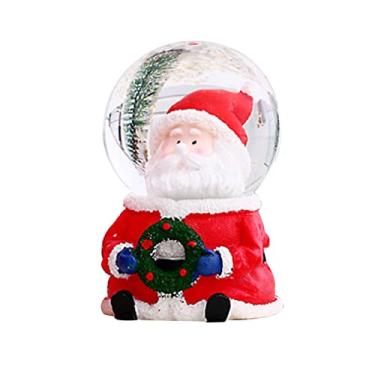 Imagem de Globo Mágico de Neve de Natal, Luzes LED Que Mudam de Cor, Caixa Musical, Estanqueidade, Presente para Crianças e Adultos, Decoração Interna para Halloween, Ação de Graças, Natal (Velho Pequeno)